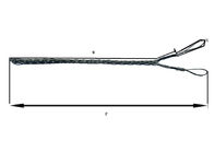 গুদাম হরিজন হার্ডওয়্যার কেবল মোজা আকার বিন্যাস 15 - 100mm