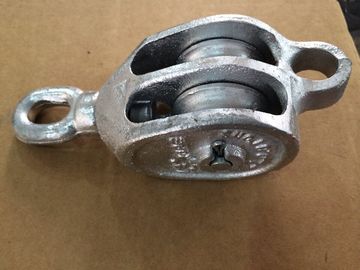 Eye Type Snatch Block Pulley With Single / Double / Triple Sheave Transport
